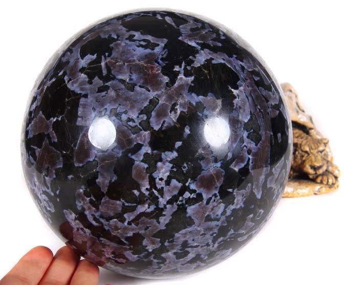 TITAN 6.9" Gabbro Sphere, Crystal Ball TITAN 6.9" Gabbro Sphere, Crystal Ball
