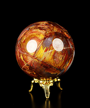 1.5" Pietersite Hand Carved Crystal Ball/Sphere, Crystal Healing