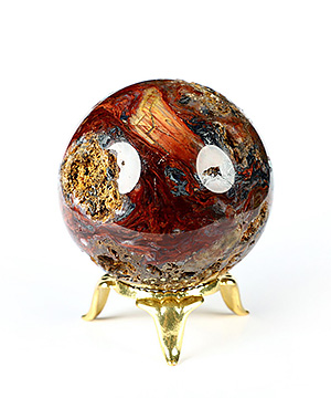 1.9" Pietersite Hand Carved Crystal Ball/Sphere, Crystal Healing
