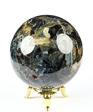 2.4" Afircan Pietersite Hand Carved Crystal Ball/Sphere, Crystal Healing