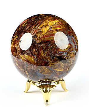 2.6" Pietersite Hand Carved Crystal Ball/Sphere, Crystal Healing