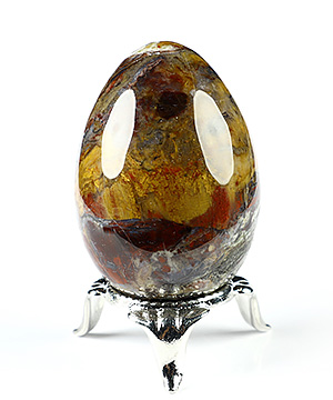 2.0" Pietersite Hand Carved Crystal Egg, Crystal Healing