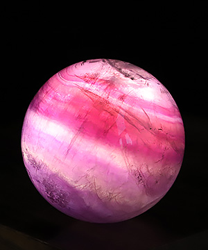 1.9" Fluorite Hand Carved Crystal Ball/Sphere, Crystal Healing