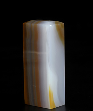 2.6" Premium Brazilian Agate Hand Carved Crystal Seal, Crystal Healing