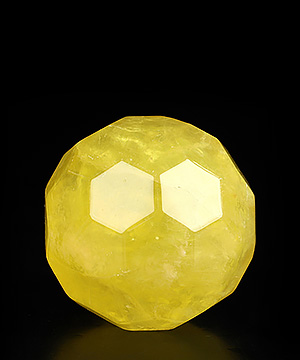 2.0" Orange Fluorite Hand Carved Crystal Faceted Ball/Sphere, Crystal Healing