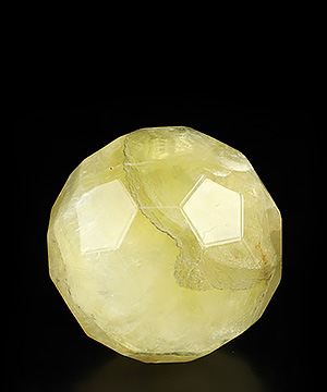 2.0" Faceted Orange Fluorite Hand Carved Crystal Ball/Sphere, Crystal Healing
