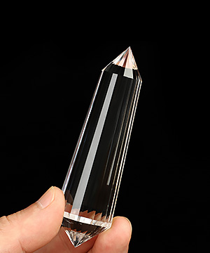 3.7" Quartz Rock Crystal Hand Carved Crystal Point