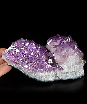 6.5" Agate Amethyst Druse Crystal Sculpture, Crystal Healing