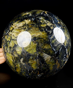 7.3" New Pietersite Hand Carved Crystal Ball/Sphere, Crystal Healing