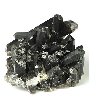 3.9" Black Quartz Mineral Specimen, Crystal Healing