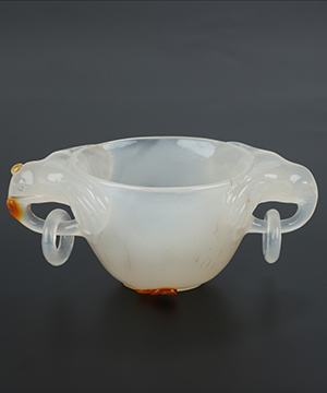 4.4" Agate Hand Carved Crystal Cup, Crystal Healing