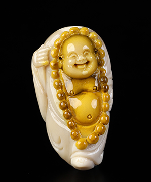 1.7" Mookaite Jasper Hand Carved Crystal Buddha Sculpture, Crystal Healing