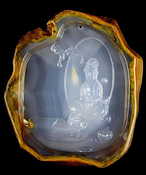 3.2" Carnelian Crystal KwanYin