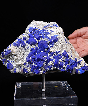 Gemstone 9.1" Lapis Lazuli Hand Carved Crystal Mineral Specimen, Crystal Healing